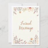 Invitation mariage (Devant)