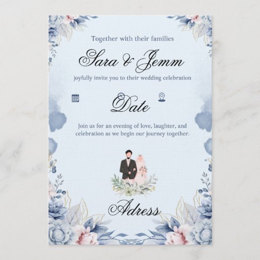 Invitation Mariage (Devant)