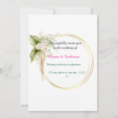 Invitation Mariage (Dos)