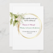 Invitation Mariage (Devant / Derrière)