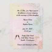 Invitation mariage (Devant / Derrière)