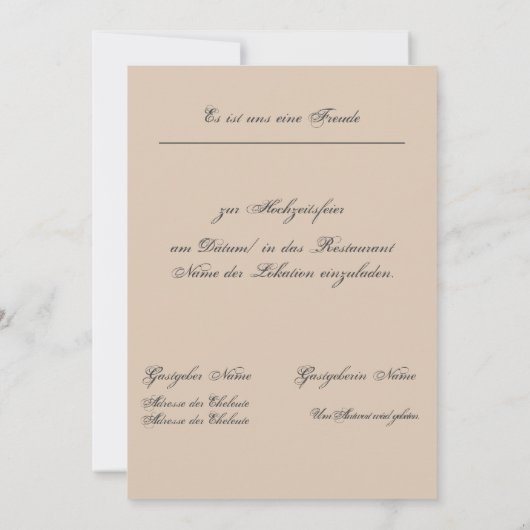 Invitation Mariage (Dos)