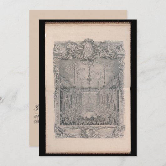 Invitation Mariage (Devant / Derrière)