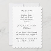 Invitation mariage (Dos)