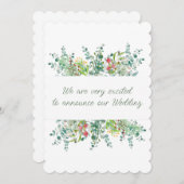 Invitation mariage (Devant / Derrière)