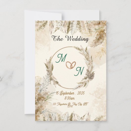 INVITATION MARIAGE (Devant)