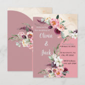 Invitation Mariage (Devant / Derrière)