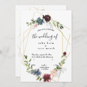 Invitation (mariage) (Devant / Derrière)