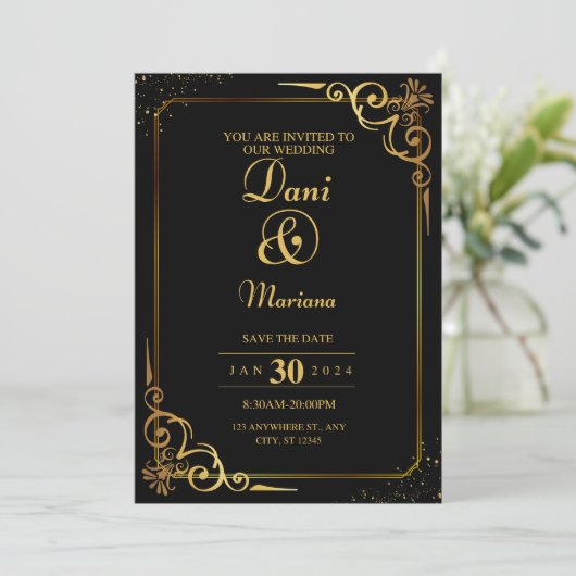 Invitation Mariage (Debout devant)