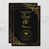 Invitation Mariage (Devant / Derrière)