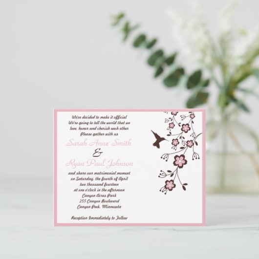 Invitation Mariage (Debout devant)