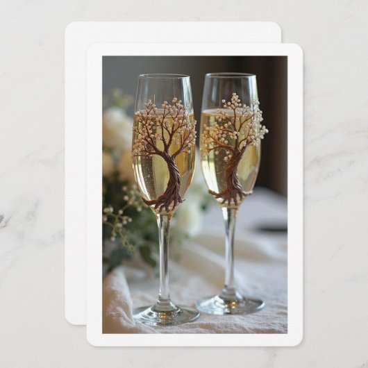 Invitation Mariage (Devant / Derrière)