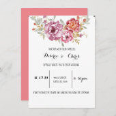 Invitation Mariage (Devant / Derrière)