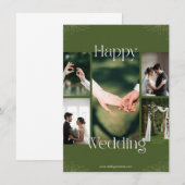 Invitation mariage (Devant / Derrière)