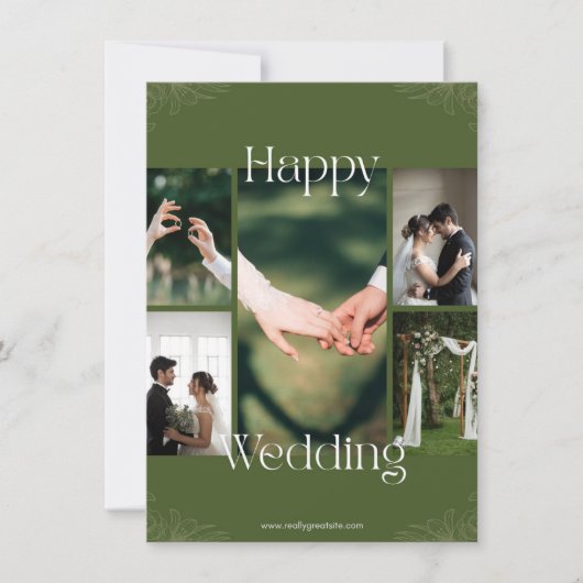 Invitation mariage (Devant)