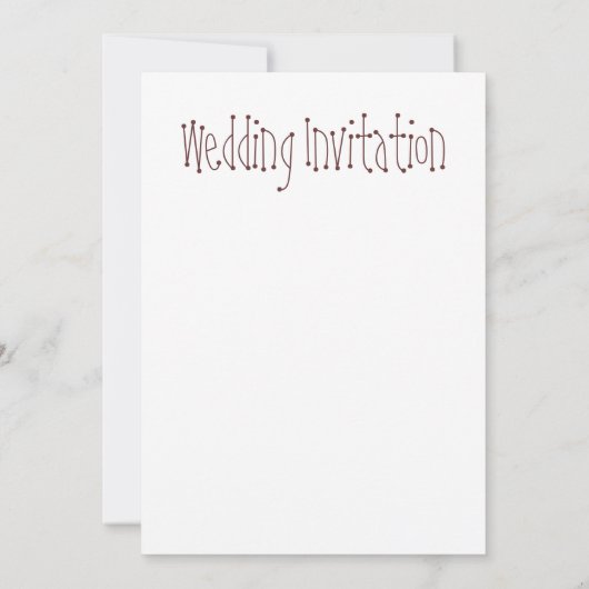 Invitation Mariage (Dos)