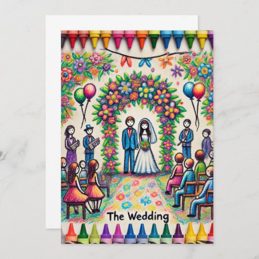 Invitation Mariage (Devant / Derrière)