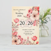 Invitation mariage 2026 (Debout devant)