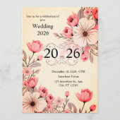 Invitation mariage 2026 (Devant)