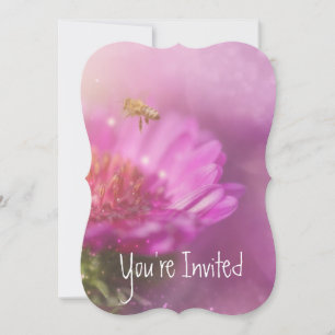 Invitation Mariage 20e anniversaire Asters Garden Flower Inv