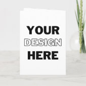 Invitation Mariage 4 côtés personnalisé plié 5x7 (Dos)