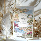 Invitation Mariage à Costa Brava Cadaques Tossa de Mar