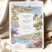 Invitation Mariage à Costa Brava Cadaques Tossa de Mar