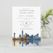 Invitation Mariage à Dallas pour toujours heureux (Debout devant)