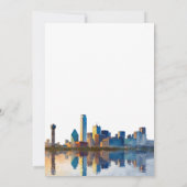 Invitation Mariage à Dallas pour toujours heureux (Dos)