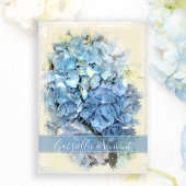 Invitation Mariage à fleurs Blue Hydrangea