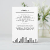 Invitation Mariage à Houston | Informations pour les invités (Debout devant)