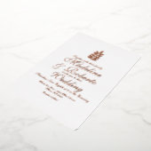 Invitation Mariage à huile à huile à branche simpl (Rotation)