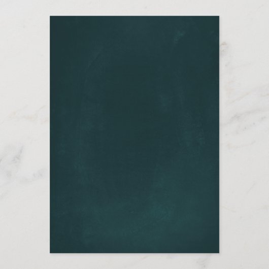 Invitation Mariage à huile de cuivre émérite modifiable (Dos)