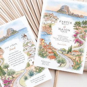 Invitation Mariage à Ibiza en Espagne