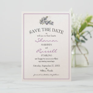 Invitation Mariage à la Branche d'Olivier Enregistrer la cart