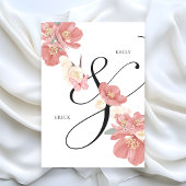 Invitation Mariage à la branche florale