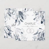 Invitation Mariage à la campagne 'Veux-tu être mon porte-anne (Devant / Derrière)