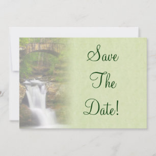 Invitation Mariage à la Cascade Enregistrer la Date
