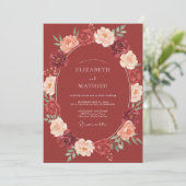 Invitation Mariage à la Couronne d'Argile (Debout devant)