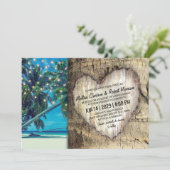 Invitation Mariage à la Destination sur une Plage Tropicale R (Debout devant)