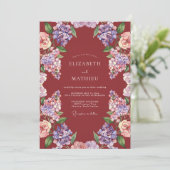Invitation Mariage à la Fleur d'Arche Bourguignonne (Debout devant)