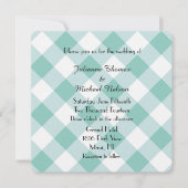 Invitation Mariage à la menthe (Devant)