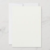 Invitation Mariage à la Pétale d'Argent et Pervenche (Dos)