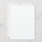 Invitation Mariage à la Pétale de Bleu Poudré (Dos)