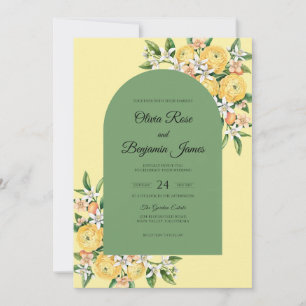 Invitation Mariage à la Petale de Mousse de Primevère