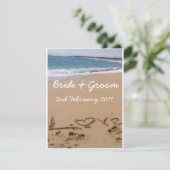 Invitation Mariage à la plage (Debout devant)