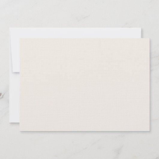 Invitation Mariage à la plage rustique de Starfish (Dos)