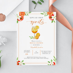 Invitation Mariage à la Première Gorgée de Spritz Cérémonie d