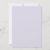 Invitation Mariage à la Vigne Violette Atténuée (Dos)