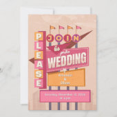 Invitation Mariage à l'affiche vintage (Devant)